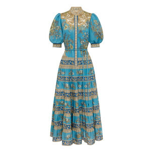 Alemais Cassie Tiered Midi Dress US 8